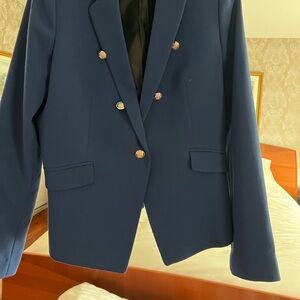 Jacket short with gold buttons
